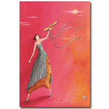 sQB23646 Notitieboek Gaëlle Boissonnard - glimlach van de wind (10,5 x 15 cm)