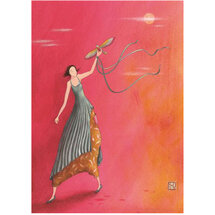 sQB23296 Schrift Gaëlle Boissonnard - rood (15 x 21 cm)