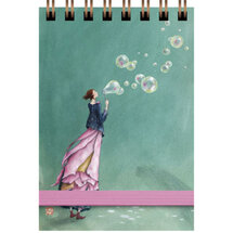 sQB23641 notitieblok met spiraal Gaëlle Boissonnard - 300 blanco vellen 10,5 x 15 x 2 cm