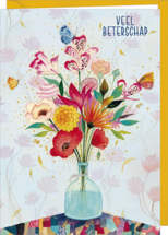 D168 - wenskaart Jehanne Weyman - veel beterschap