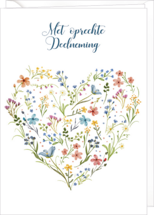 D160 - wenskaart Rosie Hilyer - met oprechte deelneming