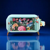MIB345 Message in a Bottle kaart - bloemen