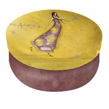 mbQB23656 metalen doosje Gaëlle Boissonnard - geel