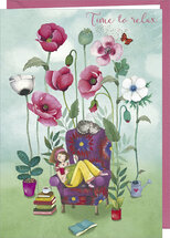 D138 - wenskaart Mila - lezen