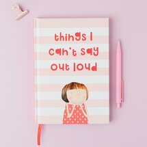 NBK003 Notitieboek Rosie made a thing - out loud (15 x 21,5 cm)