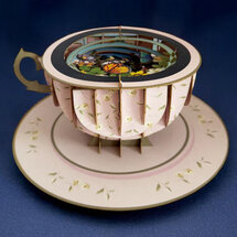 TEA002 a Cup of Tea kaart - vlinders