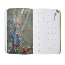 CAL24303 agenda 2026 gaelle boissonnard - 10 x 16,5 cm groen