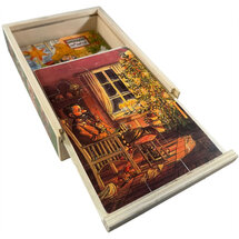 houten puzzels Pettson & Findus vieren kerst - 3287