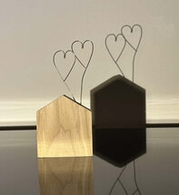 Sculptuur Laurent Trébout - liefdeshuis - maison d'amour