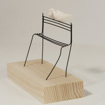 Sculptuur Laurent Trébout - ons bankje - notre banc