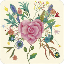 BAR318 kaart Izou - hart met roos