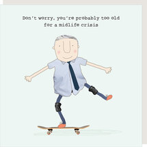 GF578 – Rosie made a thing wenskaart - midlife crisis