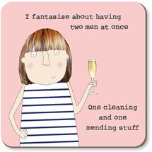 CST115 – Rosie made a thing onderzetter - two men