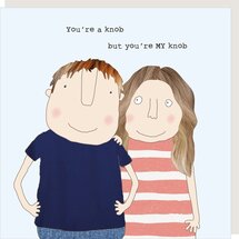 OCC001 – Rosie made a thing wenskaart - my knob