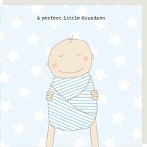 GF584 – Rosie made a thing wenskaart - perfect grandson