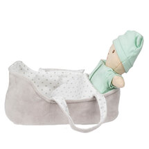 WB001037 Baby met groene kleding - Wilberry Dolls