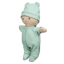 WB001037 Baby met groene kleding - Wilberry Dolls