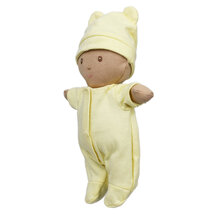 WB001038 Baby met gele kleding - Wilberry Dolls