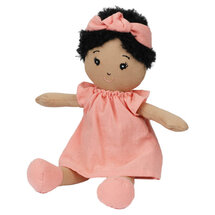 WB001042 Wilberry Dolls - Koraal roze jurk