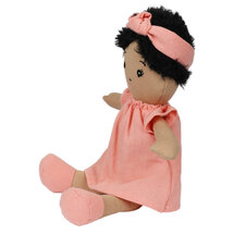 WB001042 Wilberry Dolls - Koraal roze jurk
