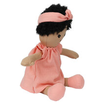 WB001042 Wilberry Dolls - Koraal roze jurk
