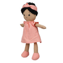 WB001042 Wilberry Dolls - Koraal roze jurk