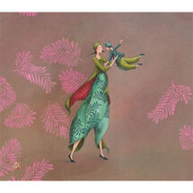 QB25142 wenskaart gaelle boissonnard - moeder en kind