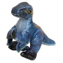 WB001909 Kleine Velociraptor knuffel - Natural History Museum en Wilberry