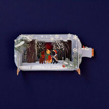 XMIB151 Message in a Bottle kerstkaart - winterhonden