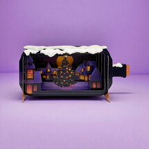XMIB152 Message in a Bottle kerstkaart - stille nacht