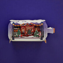 XMIB156 Message in a Bottle kerstkaart - speelgoedwinkel