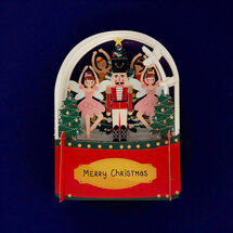 xpop064 pop-up kerstkaart - notenkraker