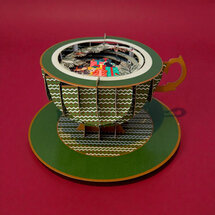 XTEA012 a Cup of Tea kerstkaart - katten