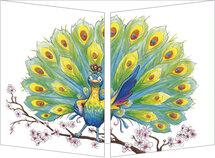 CT382 Cache-Cache uitklapbare kaart - de pauw