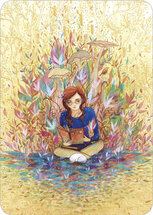 C125 Jehanne Weyman ansichtkaart - boek lezen