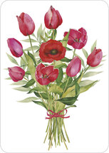 C127 M.M. ansichtkaart - bos bloemen