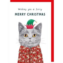 xTT011 – Rosie made a thing - Tipp Top kerstkaart - furry christmas