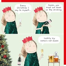 xBB030 – rosiemadeathing kerstkaart Babble - xmas susan