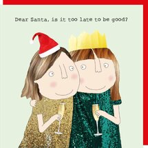xGF120 – Rosie made a thing kerstkaart - be good