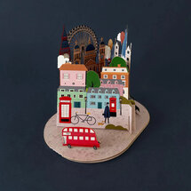 LTC001 3D pop-up kaart Little Moments - Londen