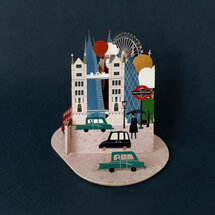 LTC001 3D pop-up kaart Little Moments - Londen