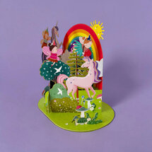 LTC005 3D pop-up kaart Little Moments - eenhoorn