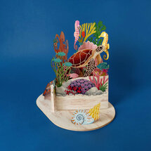 LTC006 3D pop-up kaart Little Moments - oceaan