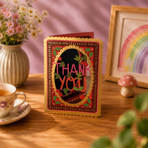 AL332 Laser uitgesneden wenskaart - thank you