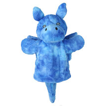 PC004643 Draak blauw - handpop eco