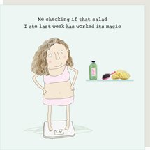 GF625 – Rosie made a thing wenskaart - salad magic