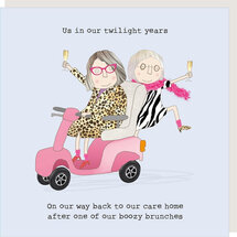 GF627 – Rosie made a thing wenskaart - boozy brunch