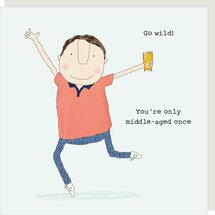 GF628 – Rosie made a thing wenskaart - go wild