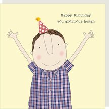 GF630 – Rosie made a thing wenskaart - glorious