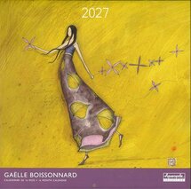 CAL25404 kalender 2026-2027 gaelle boissonnard - geel - 16 maanden
